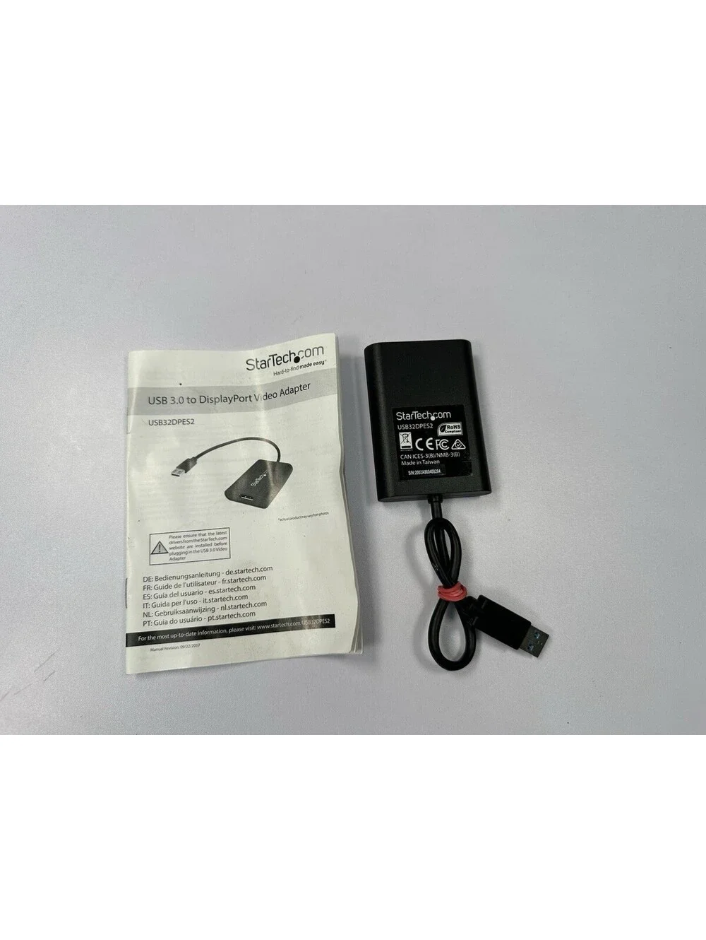 StarTech USB32DPES2 USB 3.0 to DisplayPort Video Adapter DisplayLink
